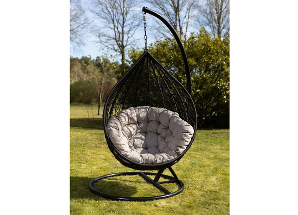 Bild 4 von Lounge-Hängesessel Egg Graphit-Schwarz