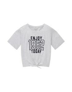 TOM TAILOR - Girls Cropped T-Shirt mit Knotendetail