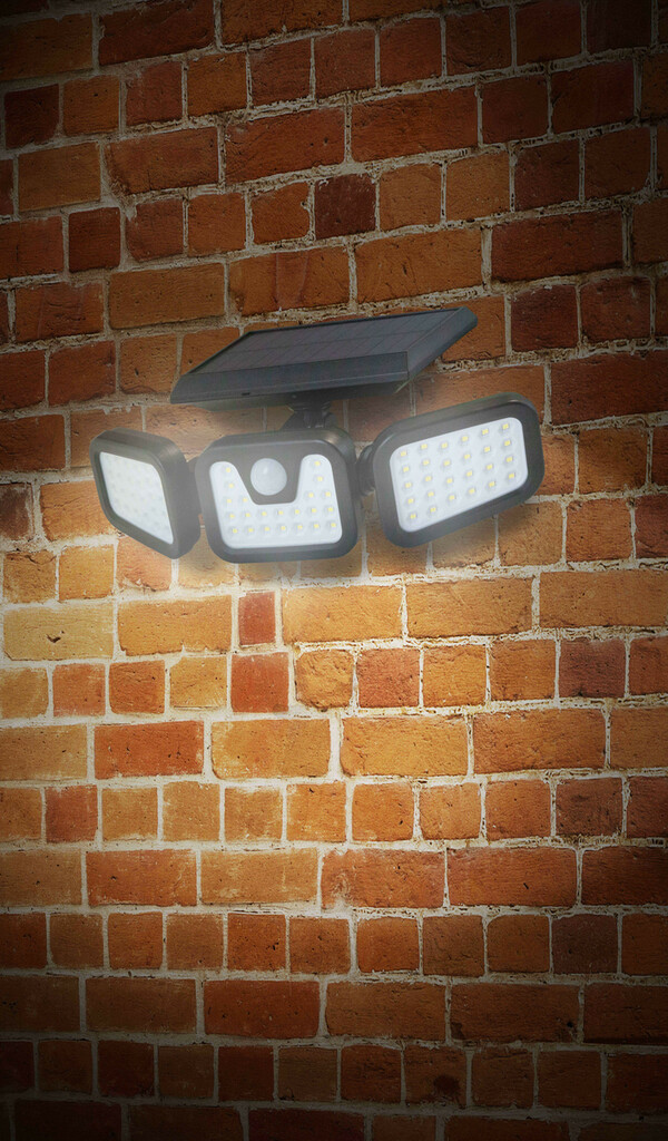 Bild 2 von EZSolar LED Solar-Wandlicht mit Bewegungssensor