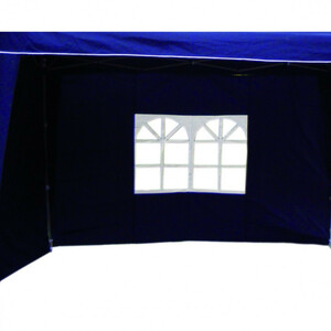 Seitenteile für Pavillon 2er Set blau 3 x 2 m aus Poylester 140 g/m²