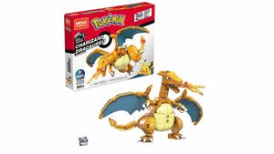 Mega Construx Pokémon Glurak, Bauset, Bausteine, Sammelfigur, 223 Teile
