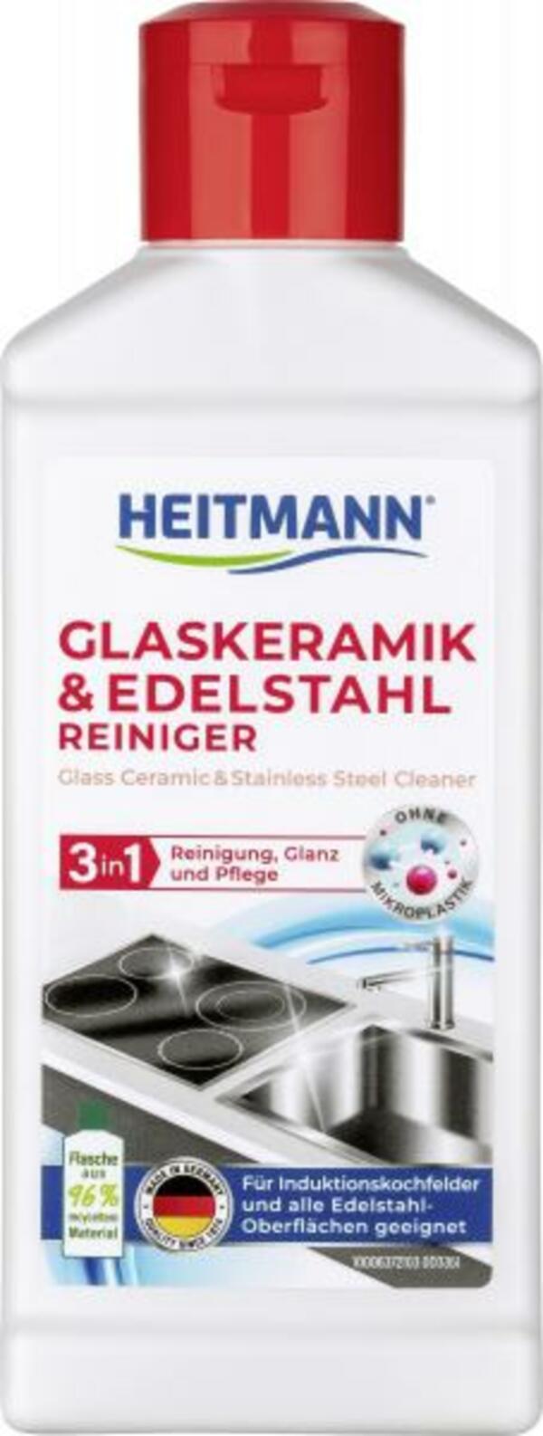Bild 1 von Heitmann Glaskeramik und Edelstahl Reiniger 3in1