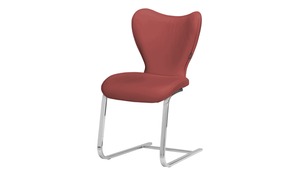 JOOP! Leder-Schwingstuhl  Lounge rot Maße (cm): B: 49 H: 89 T: 61 Stühle
