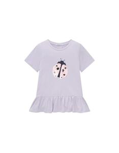 TOM TAILOR - Mini Girls T-Shirt mit Pailletten-Applikation