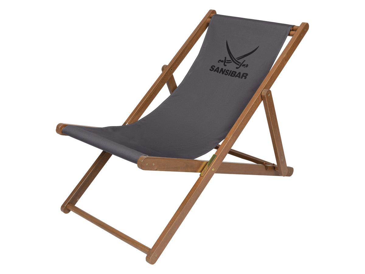 Bild 1 von SANSIBAR Liegestuhl, klappbar, anthrazit
