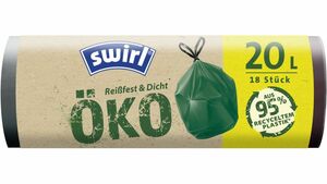 20 L Öko-Müllbeutel Zugb.Rec R+D
