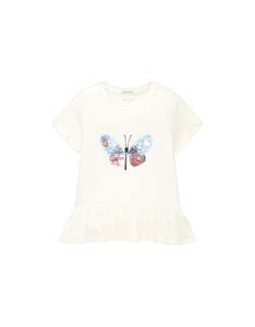 TOM TAILOR - Mini Girls T-Shirt mit Pailletten-Applikation