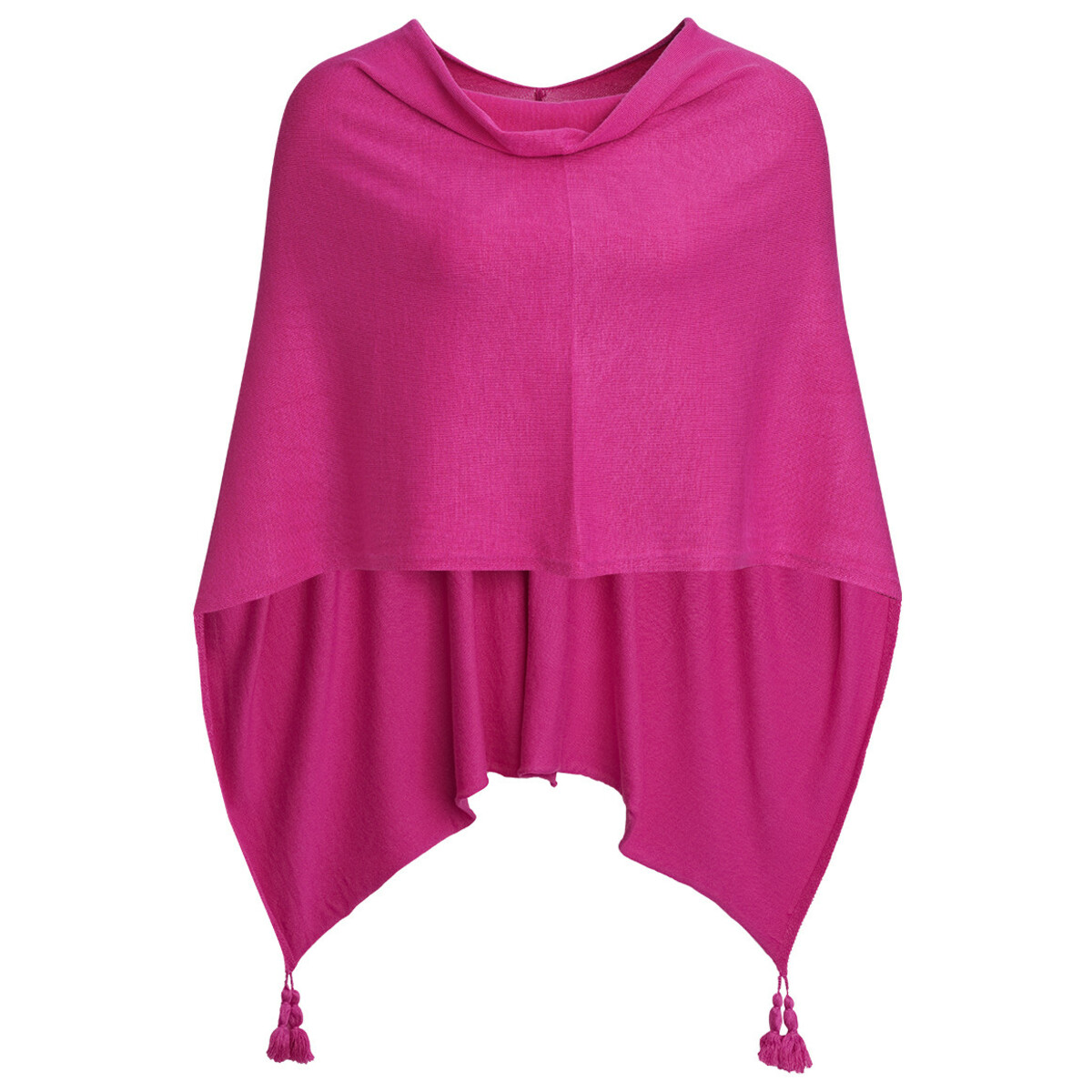 Bild 1 von Damen Poncho mit Tasseln