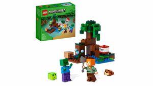 LEGO Minecraft 21240 Das Sumpfabenteuer, Spielzeug mit Figuren