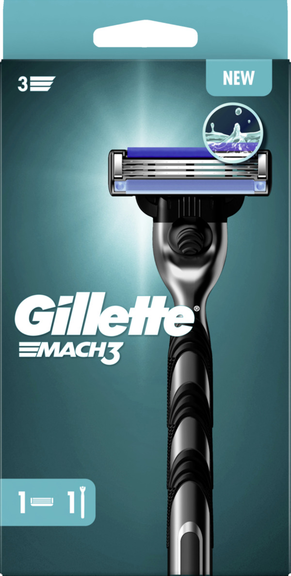 Bild 1 von Gillette MACH3 Rasierer mit einer Klinge
