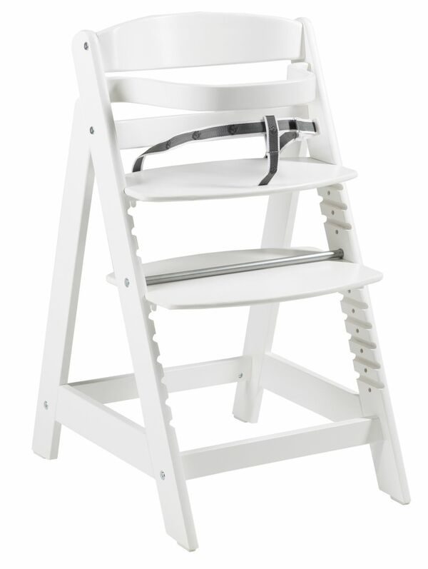 Bild 1 von roba Treppenhochstuhl 'Sit Up Click', mitwachsend, innovativer Klickverschluss, Holz, weiß