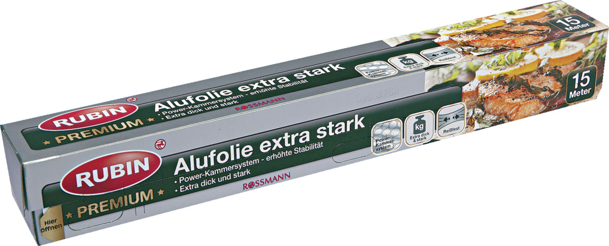 Bild 1 von RUBIN Premium Alufolie extra stark 13.27 EUR/100 m