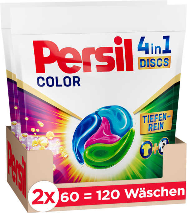 Bild 1 von Persil Vorteilspack Colorwaschmittel 4in1 Discs 120 WL