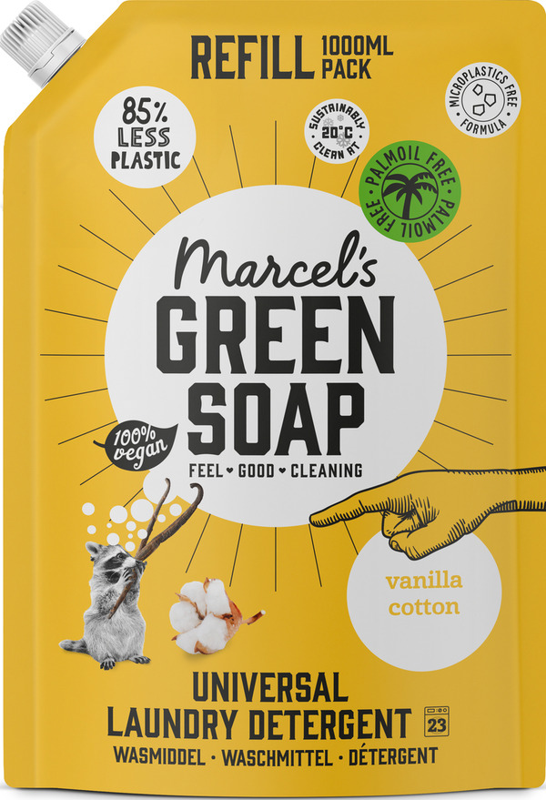 Bild 1 von Marcel's Green Soap Universalwaschmittel Flüssig Vanilla Cotton Refill 23 WL