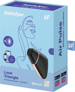 eis.de Satisfyer Love Triangle Air Pulse Stimulator + Vibration
