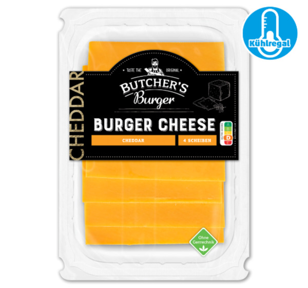 Bild 1 von BUTCHER’S Burger Käse Cheddar