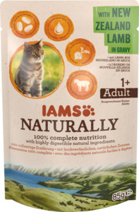 IAMS Naturally mit Lamm aus Neuseeland in Sauce 0.93 EUR/100 g (24 x 85.00g)
