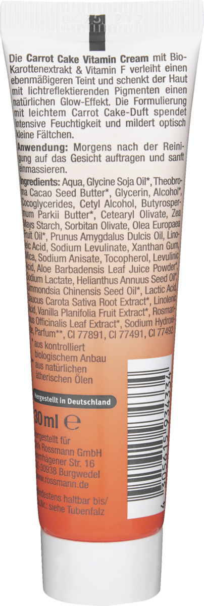 Bild 2 von Alterra NATURKOSMETIK Carrot Cake Vitamin Cream