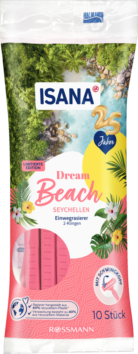 Bild 1 von ISANA Einwegrasierer Dream Beach Seychellen
