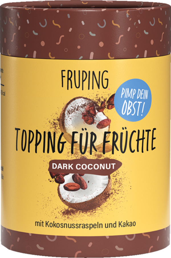 Bild 1 von Fruping Topping für Früchte Dark Coconut