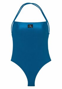 Calvin Klein Swimwear Badeanzug mit CK Label auf der Brust