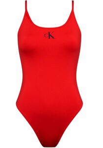 Calvin Klein Swimwear Badeanzug SCOOP BACK ONE PIECE mit Calvin Klein Markenlabel