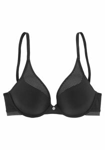 s.Oliver Push-up-BH Zoè aus modischen Mesh in Streifen-Optik, Dessous