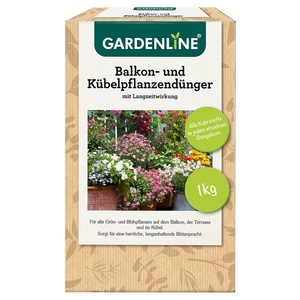 GARDENLINE Balkon- und Kübelpflanzendünger 1 kg