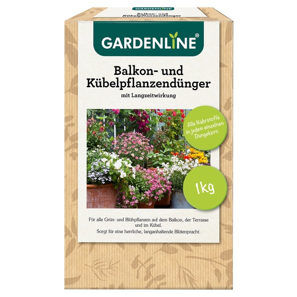 Bild 1 von GARDENLINE Balkon- und Kübelpflanzendünger 1 kg