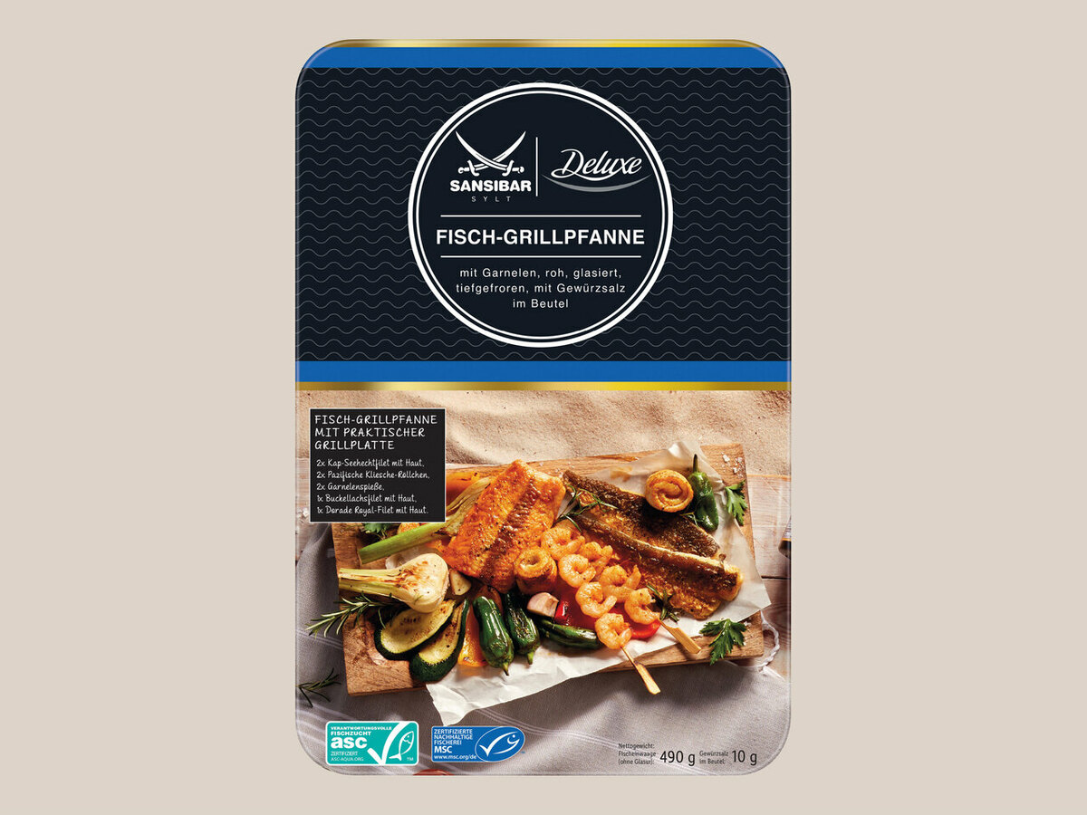 Sansibar Deluxe ASC/MSC FischGrillpfanne von Lidl ansehen!