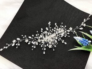 zggzerg Diadem Kristall-Brautschmuck, Brautschmuck, Haarschmuck, Braut Haarkamm