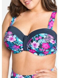 Sheego Bügel-Bikini-Top Bikini-Oberteil, mit wattierten Soft-Cups