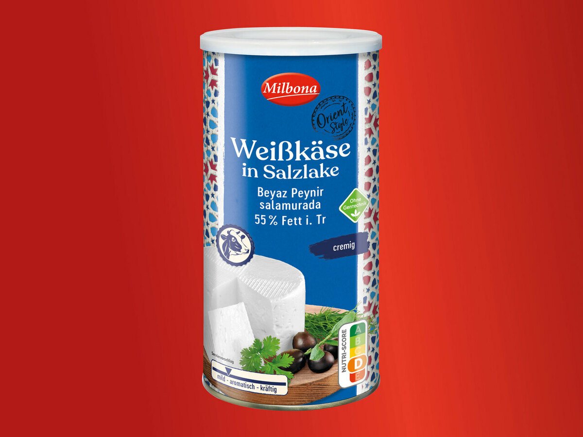 Milbona Weißkäse in Salzlake von Lidl ansehen