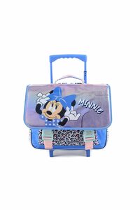 Disney Minnie Mouse Trolley Schultasche auf Rädern Leopard 41 CM Trolley für Kinder