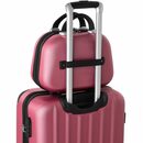 Bild 4 von tectake Trolley Hartschalenkoffer und Beauty-Case Set 4-tlg., 4 Rollen, inkl. sicheres Schloss