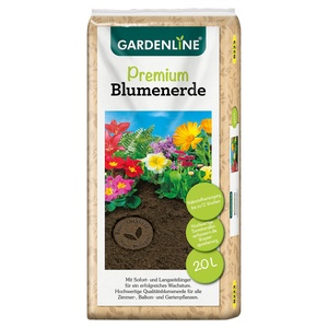 GARDENLINE Premium-Blumenerde 20 l