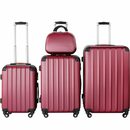 Bild 3 von tectake Trolley Hartschalenkoffer und Beauty-Case Set 4-tlg., 4 Rollen, inkl. sicheres Schloss