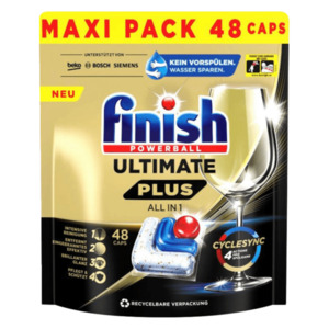 Finish Powerball Ultimate All in 1 Spülmaschinentabs Maxi Pack 585g, 48 Tabs