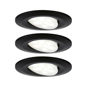 LED-Deckenleuchte Calla IP65 in Schwarz max. 6 Watt Deckenlampe