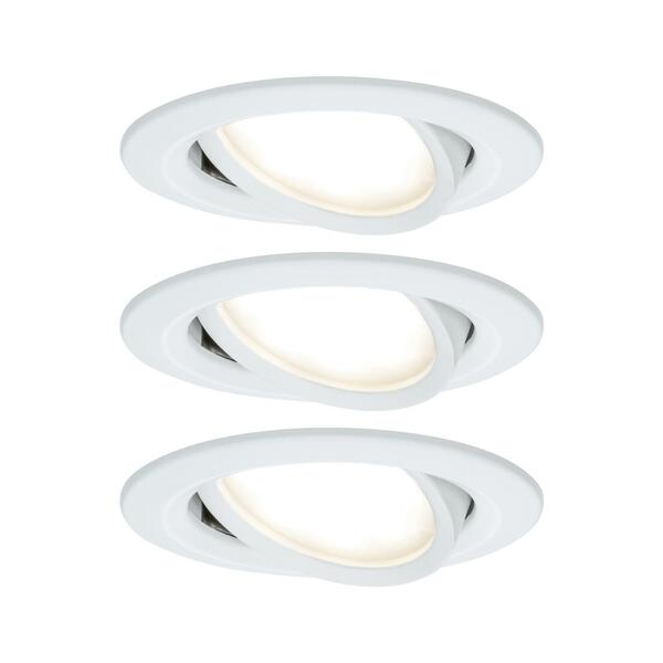 Bild 1 von LED-Deckenleuchte Nova in Weiß/Alufarben max. 6,5 W Deckenlampe