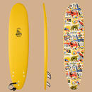 Bild 2 von Surfboard Schaumstoff inkl. Leash und Finnen - 500 7'8" Limitierte Serie Lo&iuml;c Lusnia