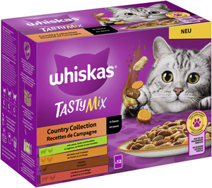 Whiskas Tasty Mix Multipack Country Collection in Sauce 12 x 85g