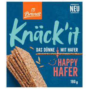 Brandt Knäck'it Knäckebrot Happy Hafer 190g