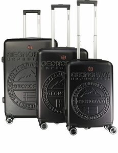 Geographical Norway Trolley, Hartschalenkoffer ABS Trolley Koffer Kofferset Reisekoffer M L XL SET