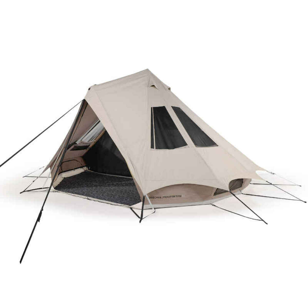 Bild 1 von Campingzelt Tipi-Zelt - Tepee 5.2 Polycotton f&uuml;r 5 Personen 2 Kabinen