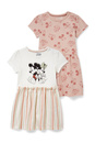 Bild 1 von C&A Multipack 2er-Disney-Baby-Kleid, Rosa, Größe: 68