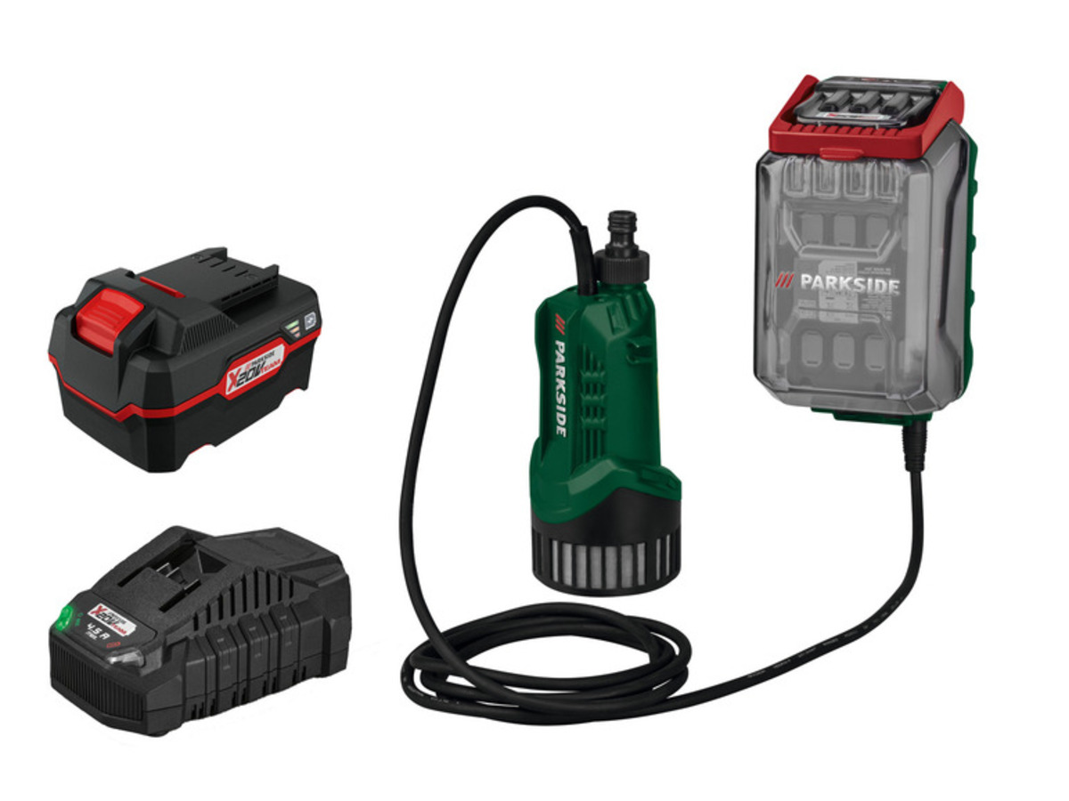PARKSIDE® 20 V AkkuRegenfasspumpe »PRPA 20Li A1«, mit Akku und