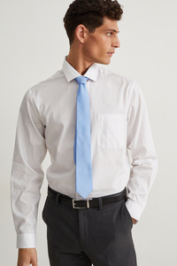 C&A Seiden-Krawatte, Blau, Größe: 1 size