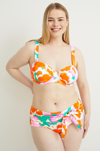 C&A Bikini-Top mit Bügel-wattiert-LYCRA® XTRA LIFE™, Orange, Größe: 95 D