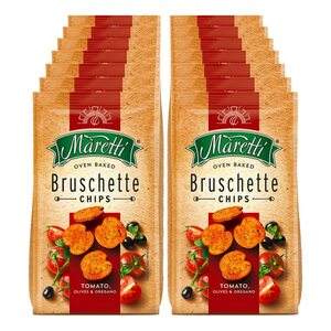 Maretti Bruschette Chips Tomate 150 g, 14er Pack